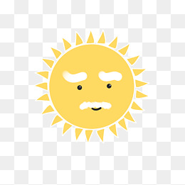 卡通太阳