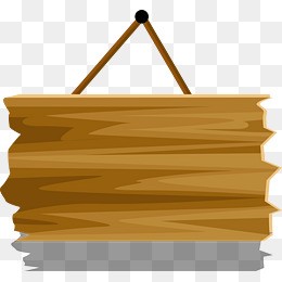 木板指示牌设计矢量素材