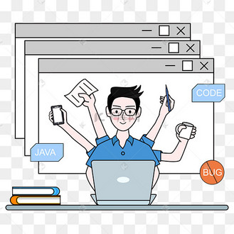 程序员代码矢量图