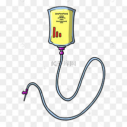 医疗工具输液插画