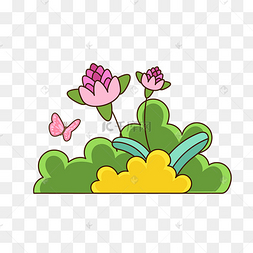 花草插图
