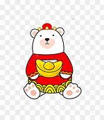 Q版北极熊图片 Q版北极熊图片素材免费下载 千库网