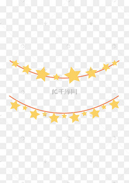 五角星复古分割线