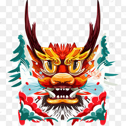 一条凶猛的水龙