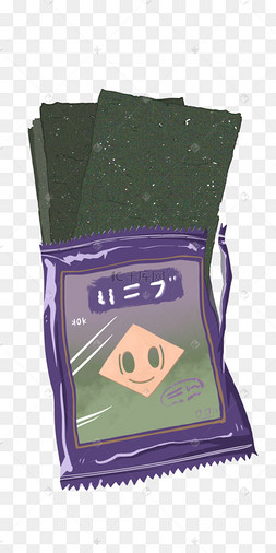 卡通寿司表情零食食品海苔紫菜美食海苔饭团装在樱花盘子里的饭团休闲