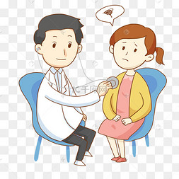 医疗给病人看病的医生免抠素材png