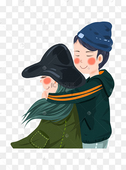 背后抱