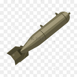 卡通军事火箭筒插画