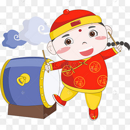 胖手绘人物