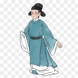 官服-卡通手绘素材-千库网