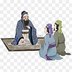 孔子教学图片 孔子教学图片素材免费下载 千库网