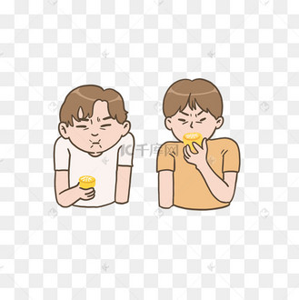 吃柠檬我酸了插画免抠元素下载