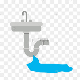 水管破裂矢量素材