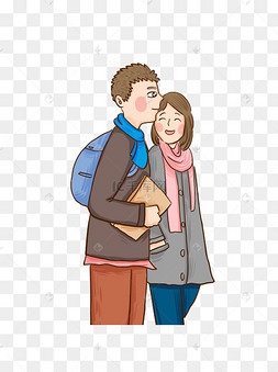 校园情侣漫画人物设计