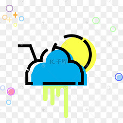 清新mbe晴雨表图标