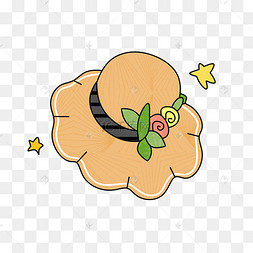 手绘蝴蝶结帽子