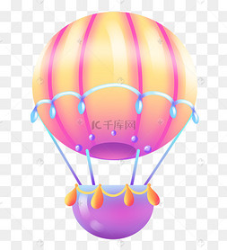 圆形创意热气球