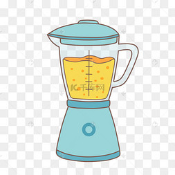卡通榨汁机矢量图下载