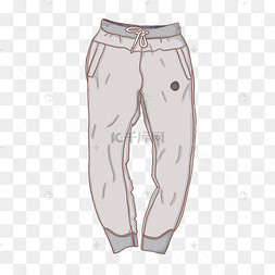 穿裤子男孩卡通