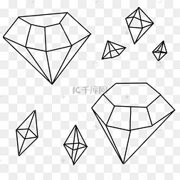 涂鸦线条感宝石砖石