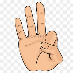 卡通手指ok