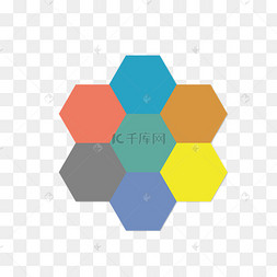 蓝色五边形图片-蓝色五边形图片素材免费下载-千库网