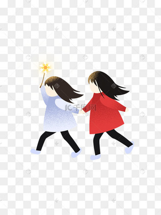 姐妹手拉手图片_姐妹手拉手设计图片素材大全-千库网