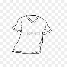短t恤服装设计素材图