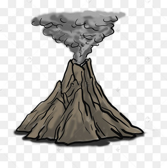 活火山卡通素材