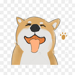 小狗黄色卡通
