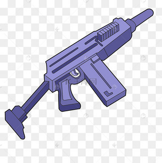 军事枪支紫色手枪