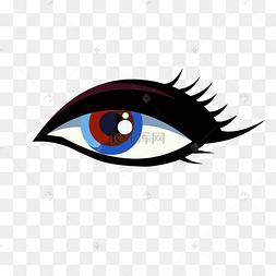 手绘卡通人体器官人体五官眼睛结
