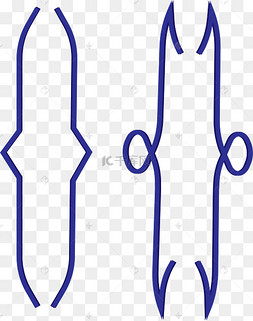 矢量阴影彩色括号