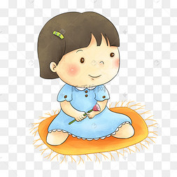 乖乖坐在坐垫上的小婴儿柠檬忍者卡通人物表情包静坐的女人黑色剪影