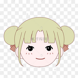 绿色头像女性插图下载 png下载psd卡通家族头像人脸图片青年男孩下载