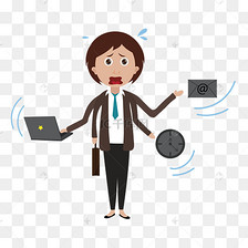 手忙脚乱的男人