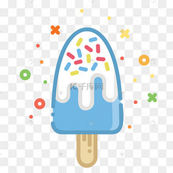 mbe风格卡通夏日冰淇淋素材