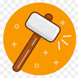 实用彩色榔头图标