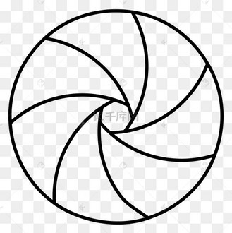 相机的快门图标