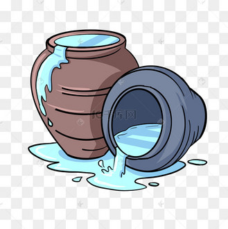 手绘蓄水陶罐水缸