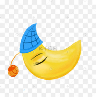 卡通月牙png下载
