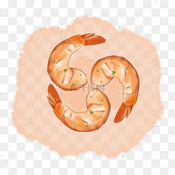 虾仁手绘