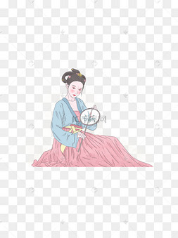 古代卡通美女