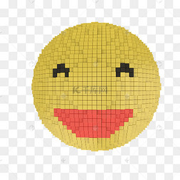 c4d像素风笑脸