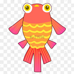 卡通金鱼风筝插图