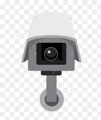 手绘卡通摄像头插画