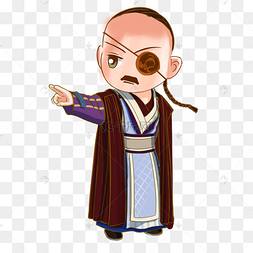 清朝强盗psd免抠