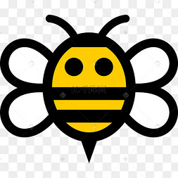 春天昆虫蜜蜂矢量图形剪影昆虫蝴蝶花朵发光萤火虫剪贴画蝴蝶水墨国画