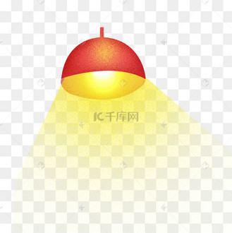 发光的卡通手绘电灯免抠图