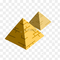 埃及金字塔卡通